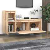 vidaXL TV Cabinets 2 pcs solid pine wood