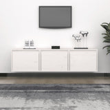 vidaXL TV Cabinets 3 pcs solid pine wood white