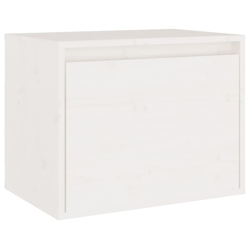 vidaXL TV Cabinets 4 pcs solid pine wood white