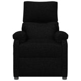 vidaXL Fauteuil verstelbaar elektrisch stof zwart