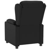 vidaXL Fauteuil elektrisch verstelbaar kunstleer zwart