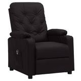 vidaXL Fauteuil elektrisch verstelbaar kunstleer zwart