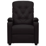 vidaXL Fauteuil elektrisch verstelbaar kunstleer zwart