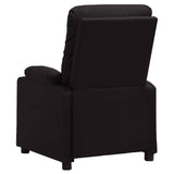 vidaXL Fauteuil elektrisch verstelbaar kunstleer zwart