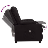vidaXL Fauteuil elektrisch verstelbaar kunstleer zwart