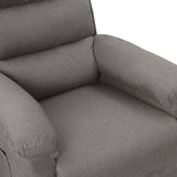 vidaXL Fauteuil elektrisch verstelbaar stof lichtgrijs