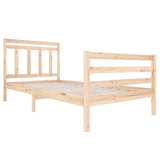 vidaXL Bedframe massief hout 100x200 cm