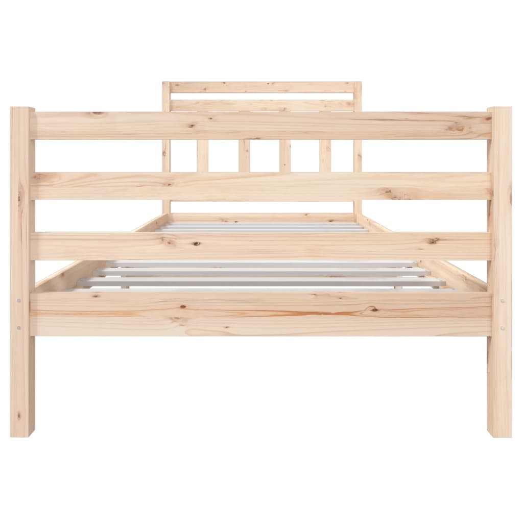 vidaXL Bedframe massief hout 100x200 cm
