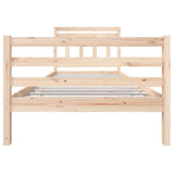 vidaXL Bedframe massief hout 100x200 cm