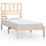 vidaXL Bedframe massief grenenhout 75x190 cm