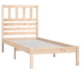 vidaXL Bedframe massief grenenhout 75x190 cm