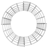 vidaXL Gabion Planters 3 pcs Round Raised Ø30x50 cm Steel