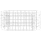 vidaXL Gabion plantenbak verhoogd 120x50x50 cm gegalvaniseerd ijzer