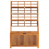 vidaXL Opbergbox met latwerk 99x50x160 cm massief acaciahout