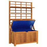 vidaXL Opbergbox met latwerk 99x50x160 cm massief acaciahout