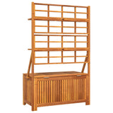vidaXL Opbergbox met latwerk 99x50x160 cm massief acaciahout