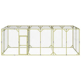 vidaXL Kippenhok 200x400x200 cm geïmpregneerd massief grenenhout