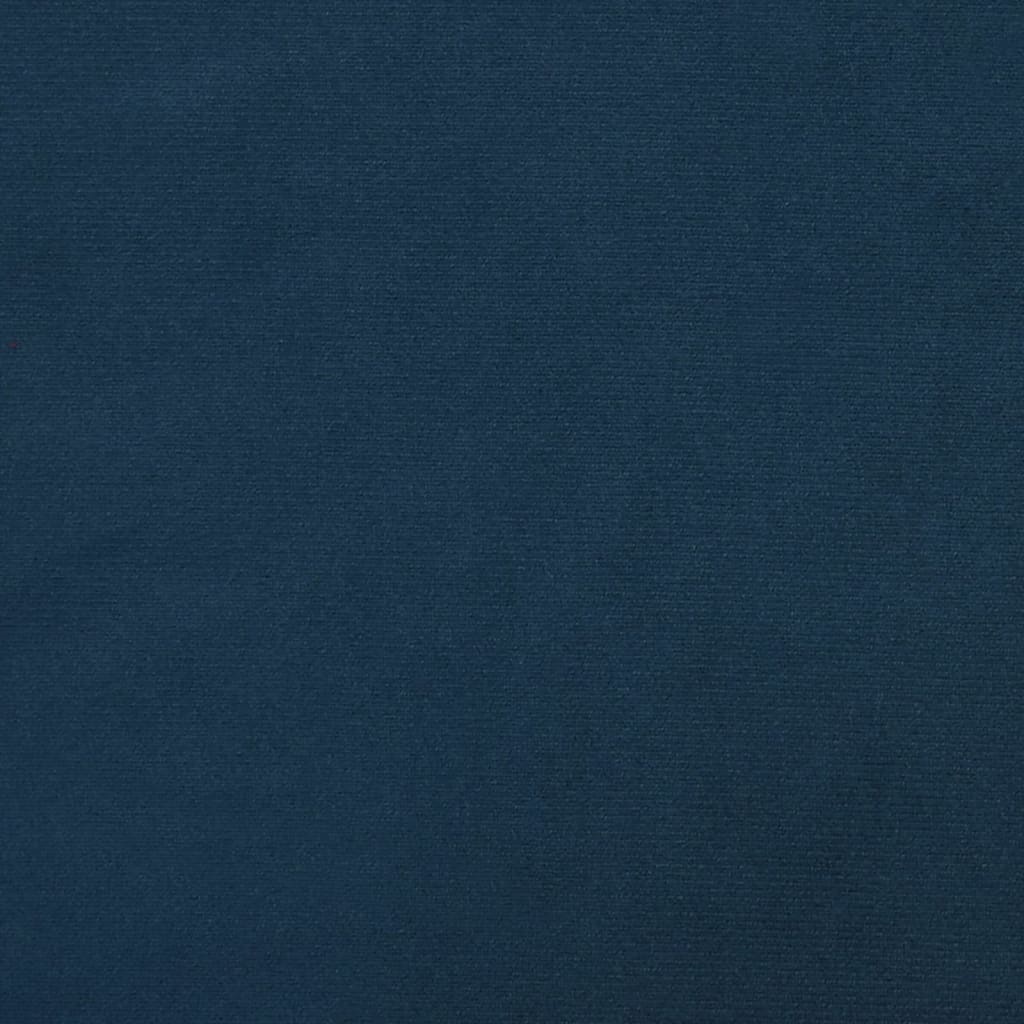 vidaXL Eetkamerstoelen draaibaar 2 st fluweel blauw