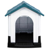 vidaXL Dog Kennel 57x68x66 cm polypropylene blue