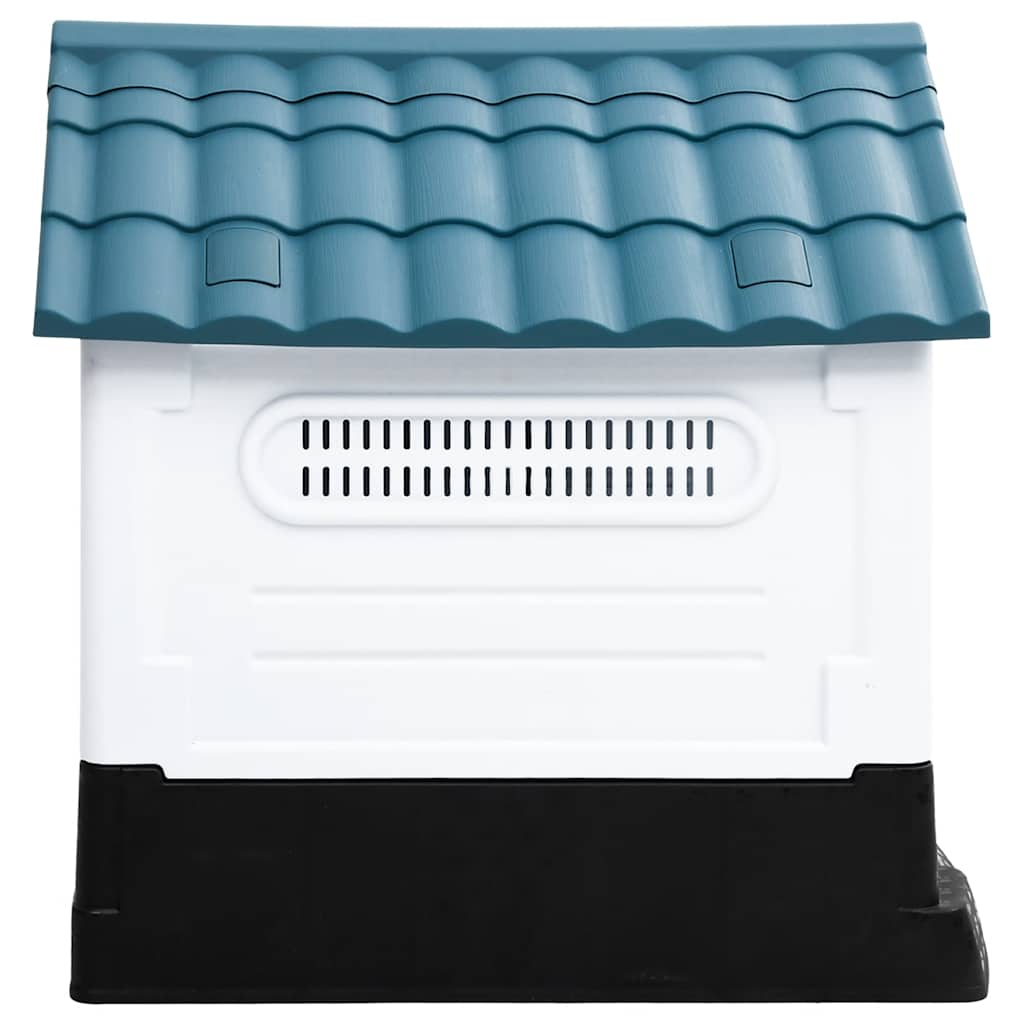 vidaXL Dog Kennel 57x68x66 cm polypropylene blue