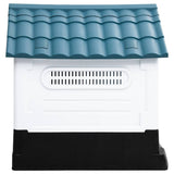 vidaXL Dog Kennel 57x68x66 cm polypropylene blue