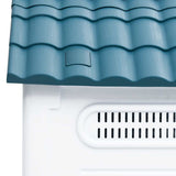 vidaXL Dog Kennel 57x68x66 cm polypropylene blue