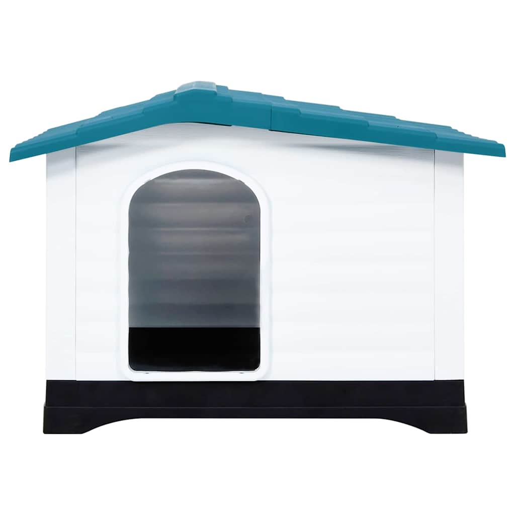 vidaXL Dog Kennel 90.5x68x66 cm polypropylene blue