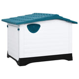vidaXL Dog Kennel 90.5x68x66 cm polypropylene blue