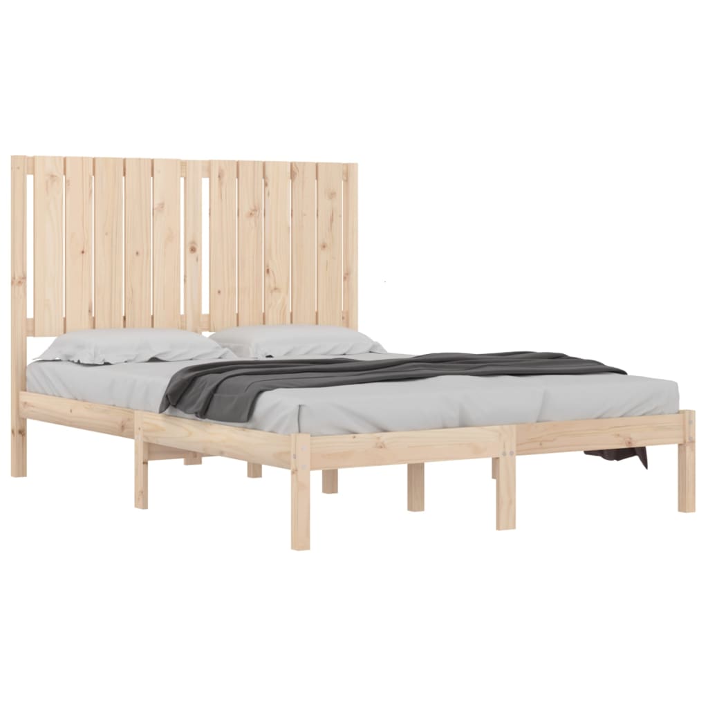 vidaXL Cadre de lit massif hout 120x190 cm