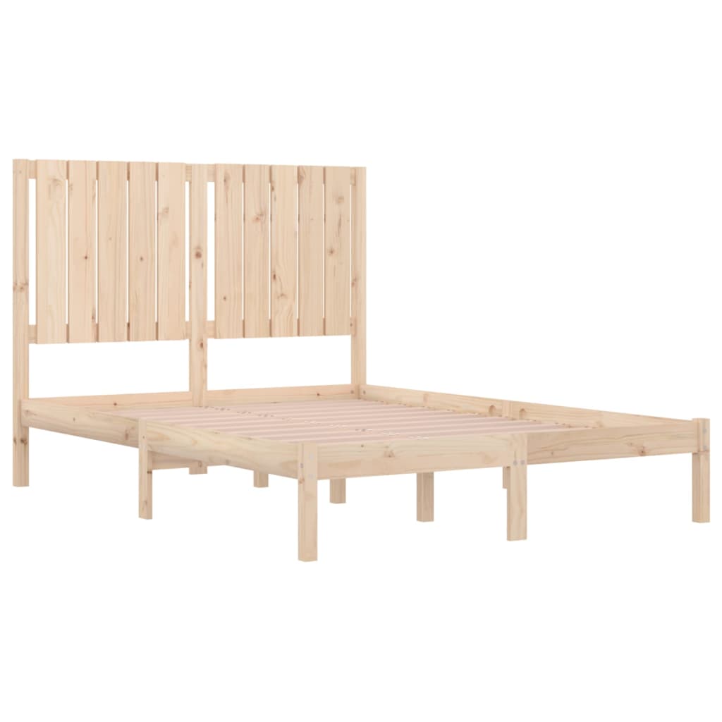 vidaXL Cadre de lit massif hout 120x190 cm