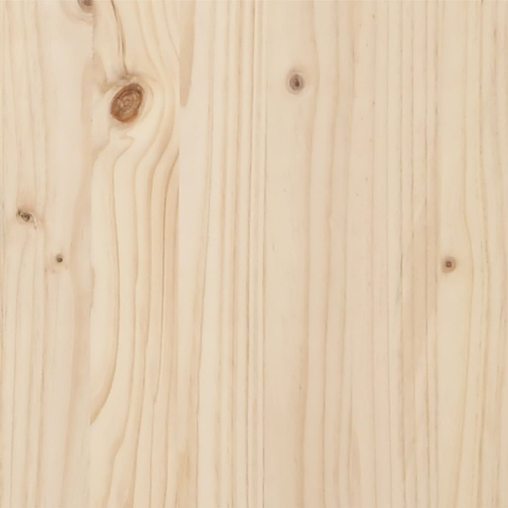 vidaXL Bed Frame Solid Wood 135x190 cm