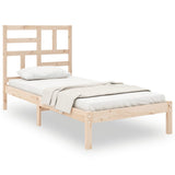 vidaXL Bed Frame Solid Wood 75x190 cm