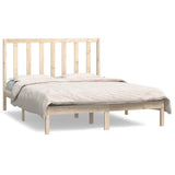 vidaXL Bedframe zonder matras massief grenenhout 135x190 cm