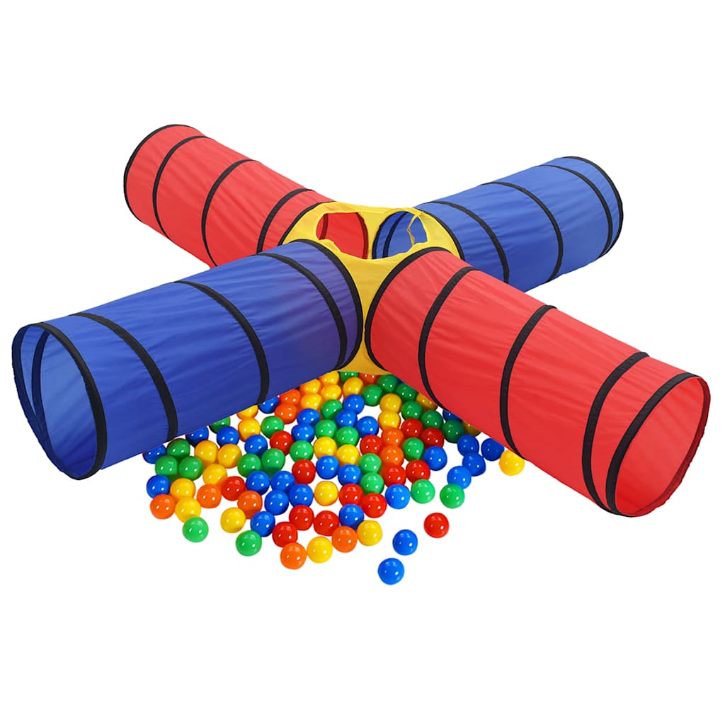 vidaXL Tunnel pour enfants avec 250 balles en plastique
