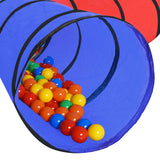 vidaXL Tunnel pour enfants avec 250 balles en plastique