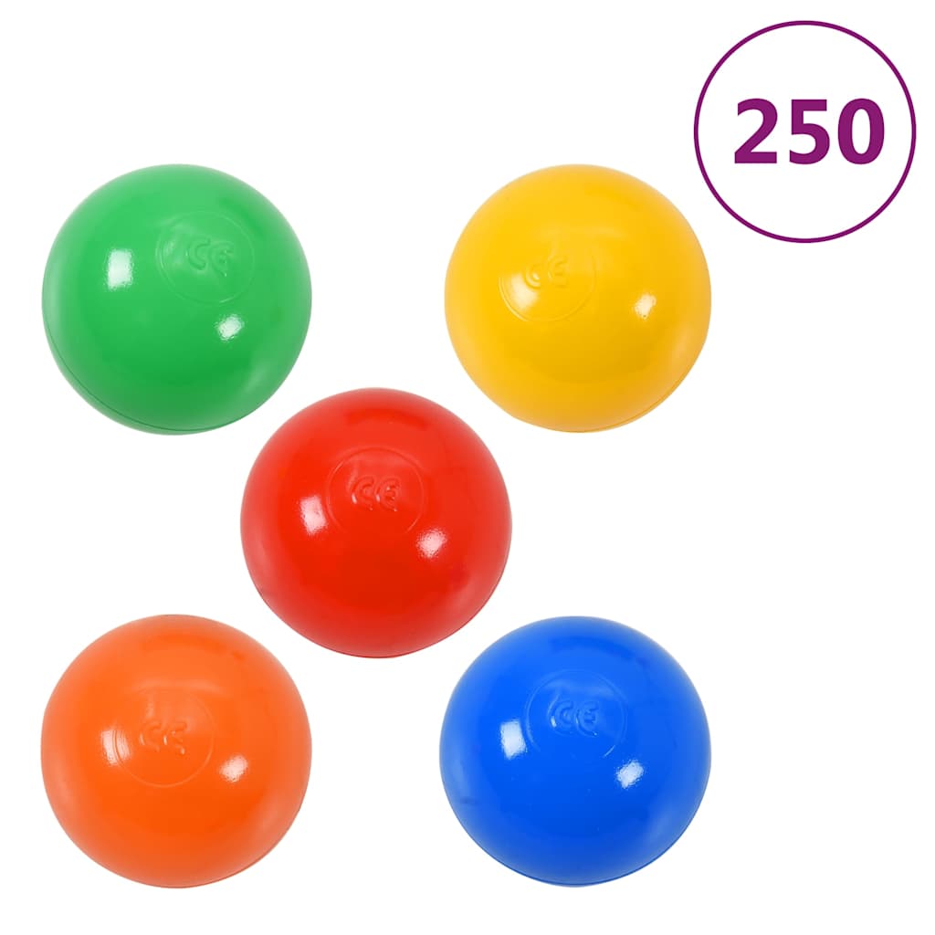 vidaXL Prinsessenspeeltent met 250 Ballen 133x140 cm roze