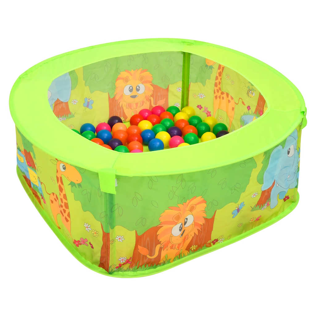 vidaXL Ballenbak voor kinderen met 300 ballen 75x75x32 cm