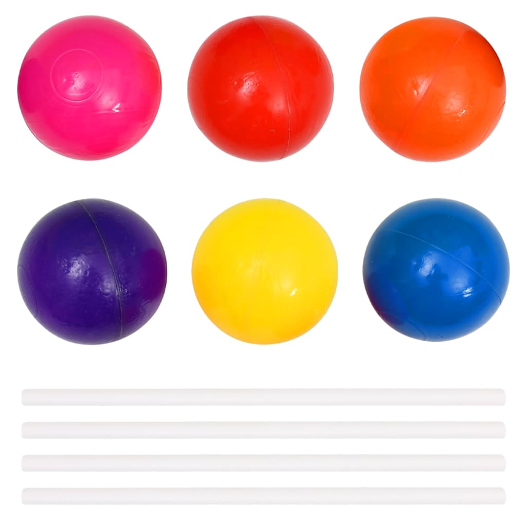 vidaXL Ballenbak voor kinderen met 300 ballen 75x75x32 cm