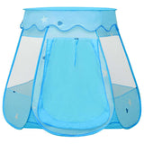vidaXL Kinderspeeltent met 250 ballen 102x102x82 cm blauw