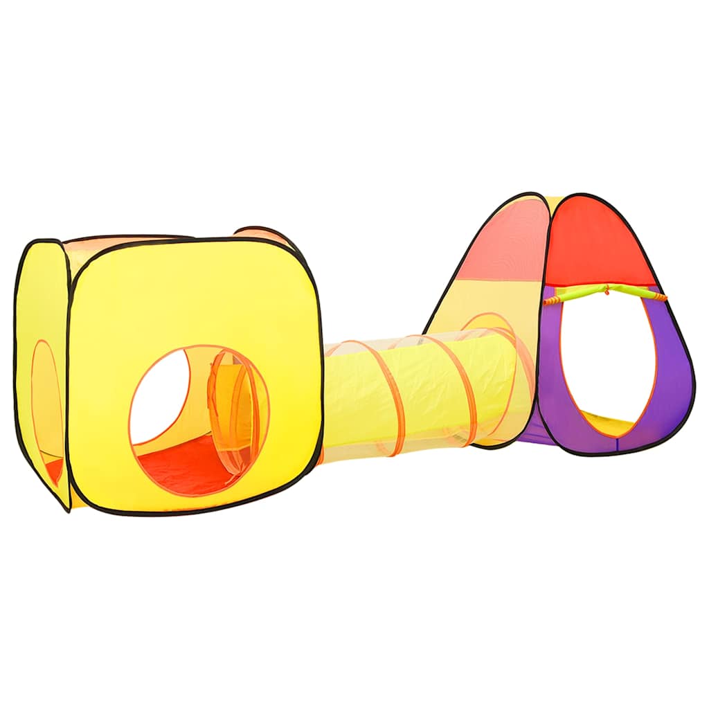 vidaXL Kinderspeeltent met 250 ballen 255x80x100 cm meerkleurig