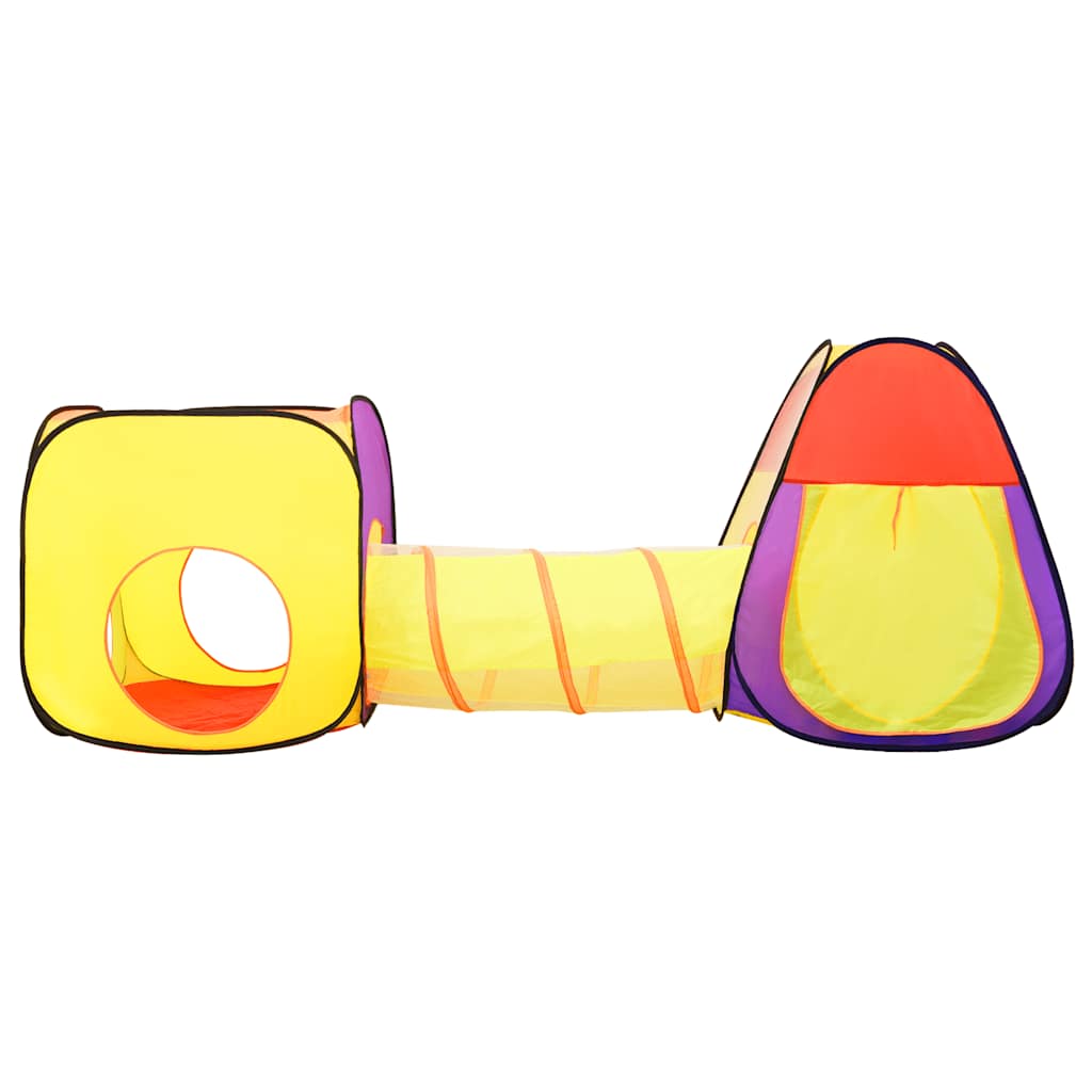 vidaXL Kinderspeeltent met 250 ballen 255x80x100 cm meerkleurig