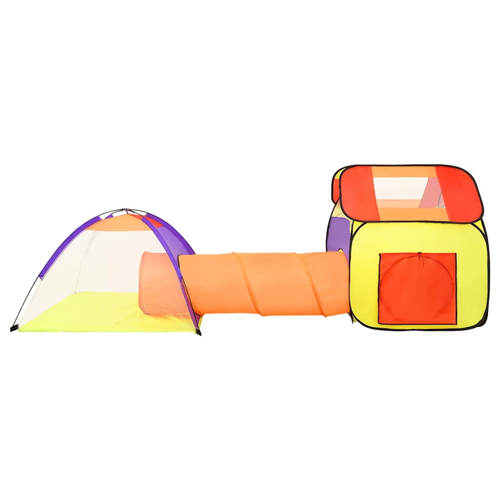 vidaXL Kinderspeeltent met 250 ballen 338x123x111 cm meerkleurig