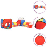 vidaXL Tente pour enfants avec 250 balles 190x264x90 cm meerkleurig