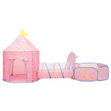 vidaXL Kinderspeeltent met 250 ballen 301x120x128 cm roze