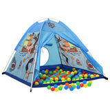 vidaXL Kinderspeeltent met 250 ballen 120x120x90 cm blauw