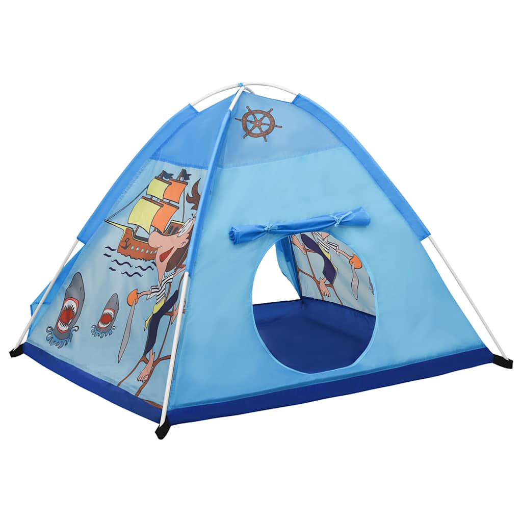 vidaXL Kinderspeeltent met 250 ballen 120x120x90 cm blauw