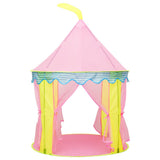vidaXL Kinderspeeltent met 250 ballen 100x100x127 cm roze
