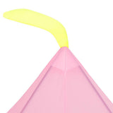 vidaXL Kinderspeeltent met 250 ballen 100x100x127 cm roze
