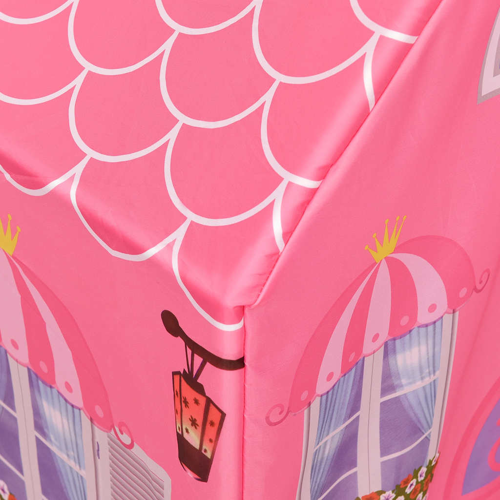 vidaXL Kinderspeeltent met 250 ballen 69x94x104 cm roze