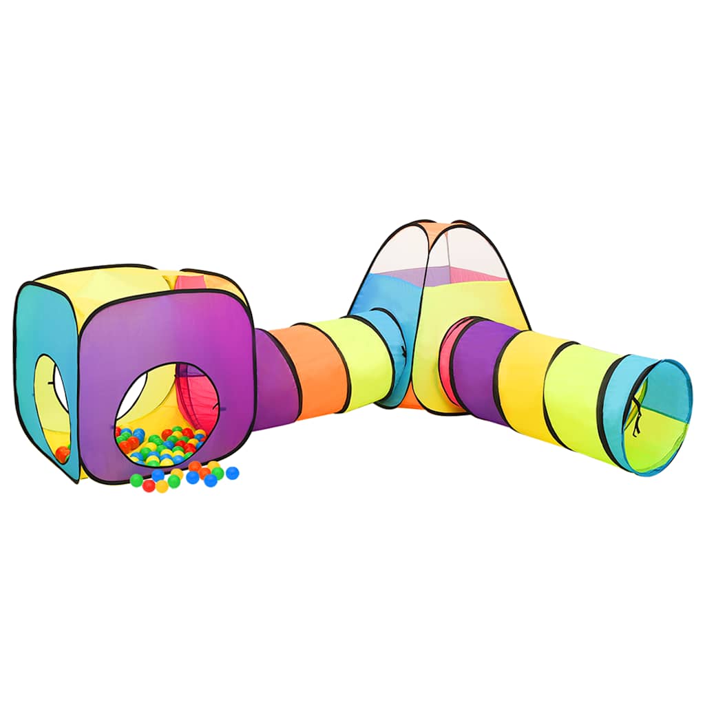 vidaXL Tente pour enfants avec 250 balles 190x264x90 cm meerkleurig